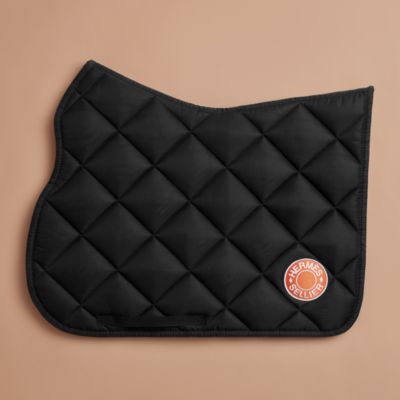 Jump II general purpose saddle pad - Green | Hermès USA